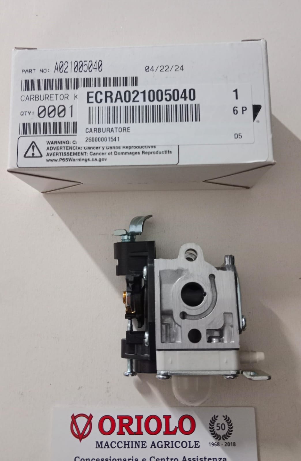 CARBURATORE X SOFFIATORI ECHO